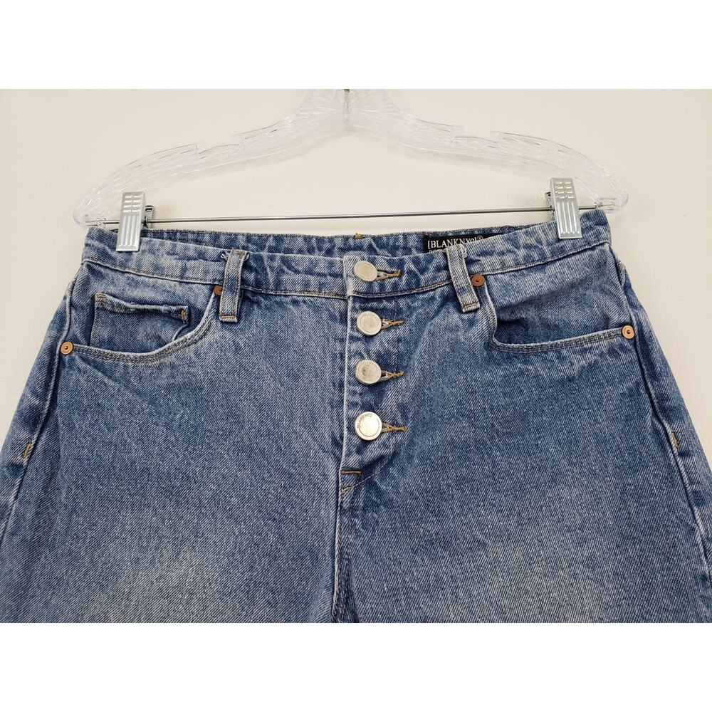Blank NYC The Madison Crop High Rise Jeans 28 Distressed Cottagecore Festival - Picture 2 of 10